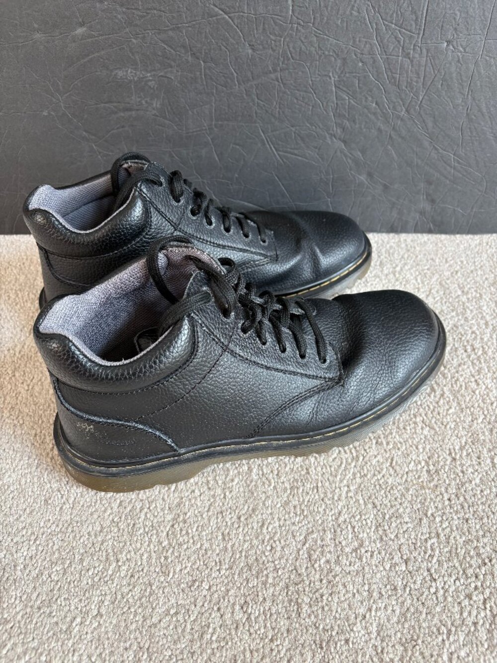Dr Martens Men's Chukka Mid Shoes Boots Size 12 Black Leather AW004